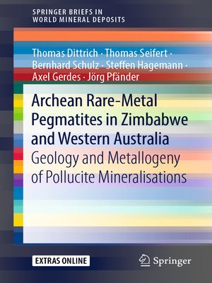 cover image of Archean Rare-Metal Pegmatites in Zimbabwe and Western Australia
